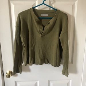 Everlane waffle thermal henley